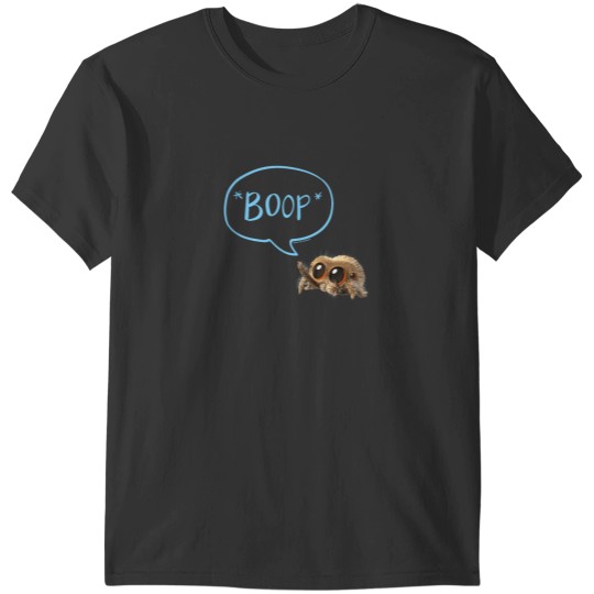 Discover Lucas the Spider Boop Blue T-Shirts