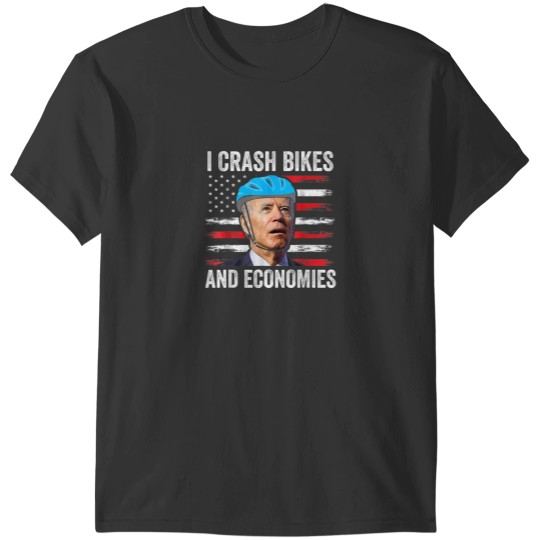 Discover Biden Bicycle I Crash Bikes And Economies T-Shirts