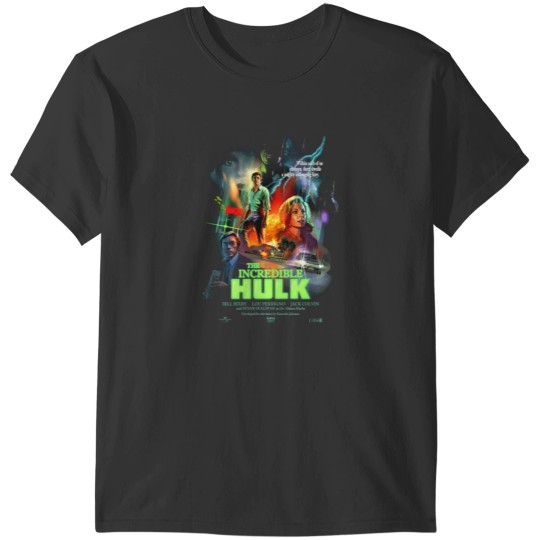Discover The Incredible Hulk 1977 Poster Fan Art (black shirt) Premium T-Shirts