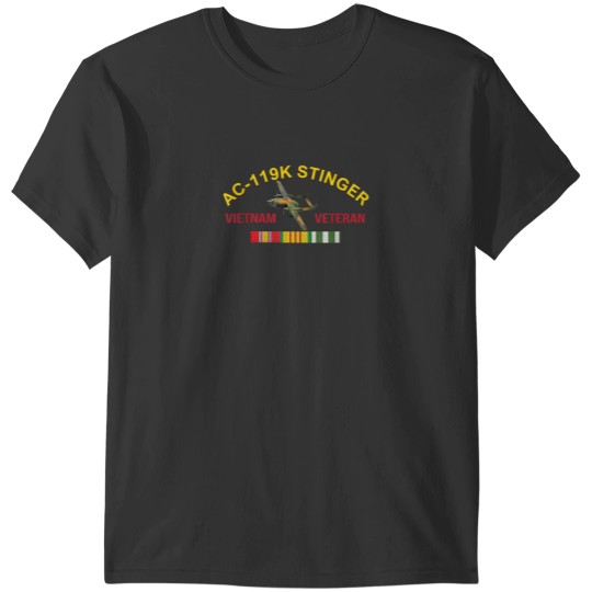 Discover AC119K Stinger Vietnam Veteran c119 gunship Vietnam T-Shirts