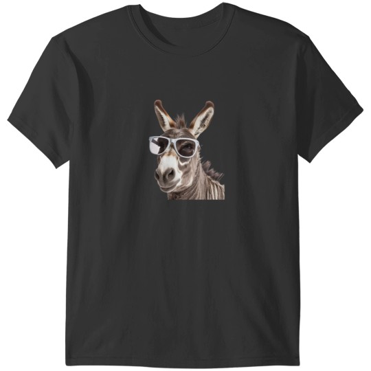 Discover Donkey Wearing Sunglasses T-Shirts
