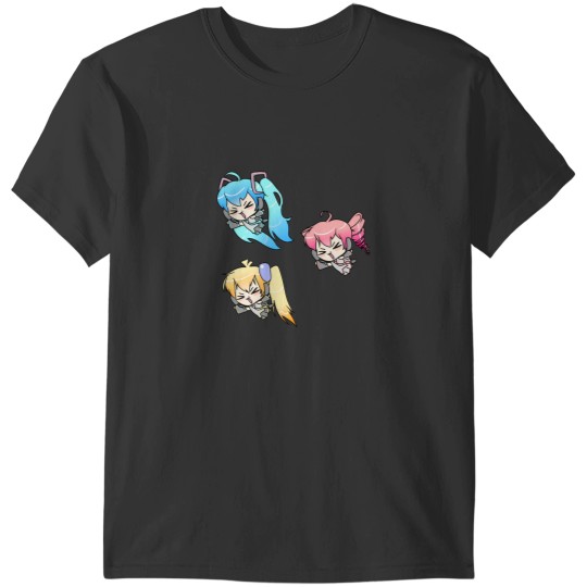Discover Chibi Triple Baka Squad T-Shirts