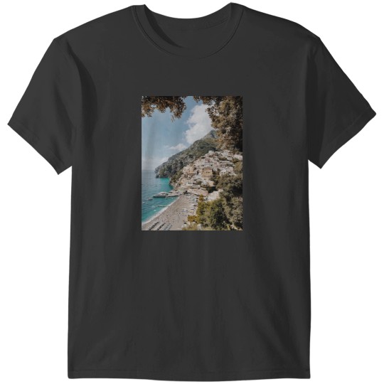 Discover Positano Almafi Coast Long T-Shirts
