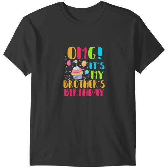 Discover OMG Its My Brothers Birthday Party Family T-Shirts