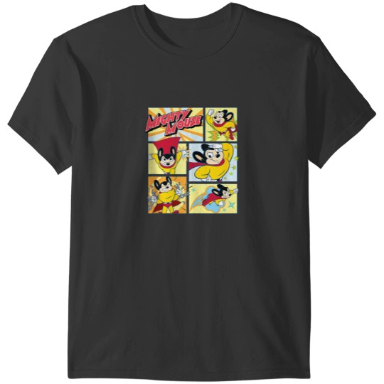 Discover Mighty Mouse Mighty Mouse Grid T-Shirts