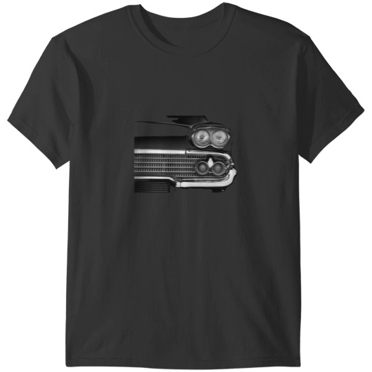 Discover 1958 Impala  Belair Detail - Black T-Shirts