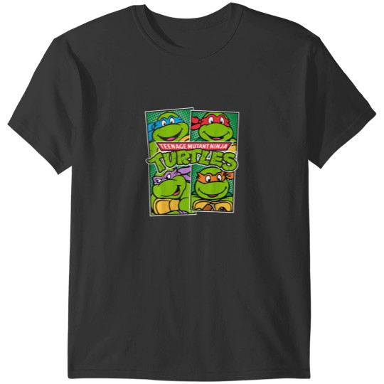 Discover Teenage Mutant Ninja Turtles Paneled Characters T-Shirts