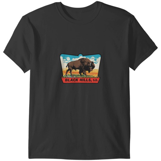 Discover Vintag3 Style Black Hills Active T-Shirts