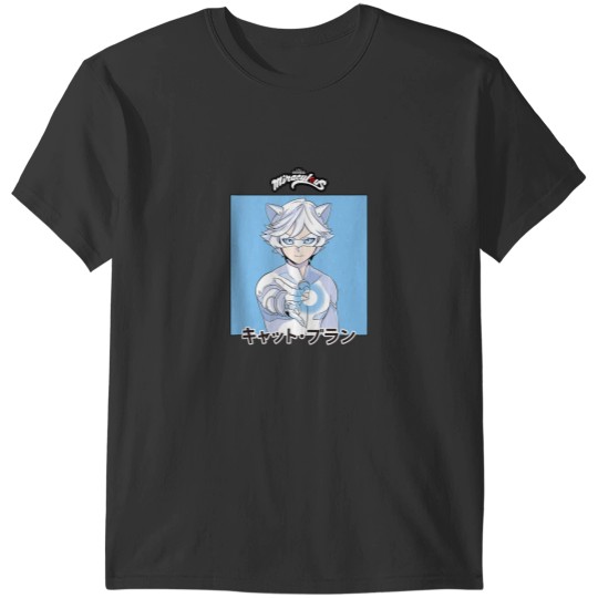 Discover Miraculous Ladybug Manga Cat Blanc T-Shirts