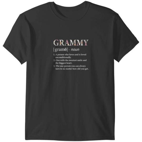 Discover Grammy Definition Grandma Funny Grandmother T-Shirts