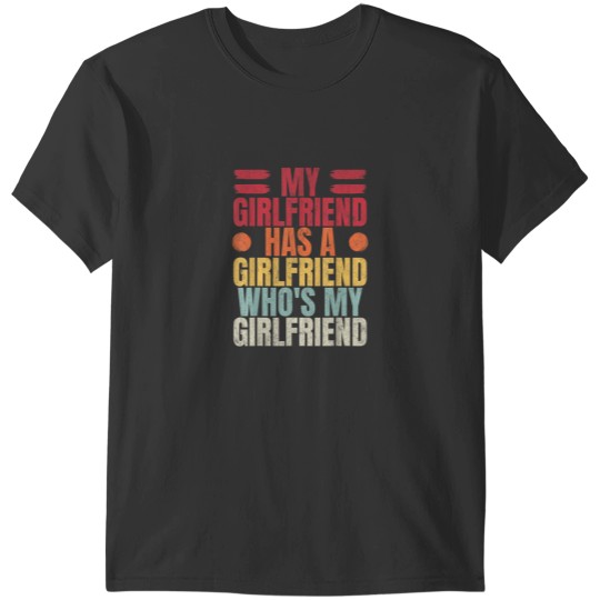 Discover Throuple Polyamory My Girlfriend Poly Throuple T-Shirts