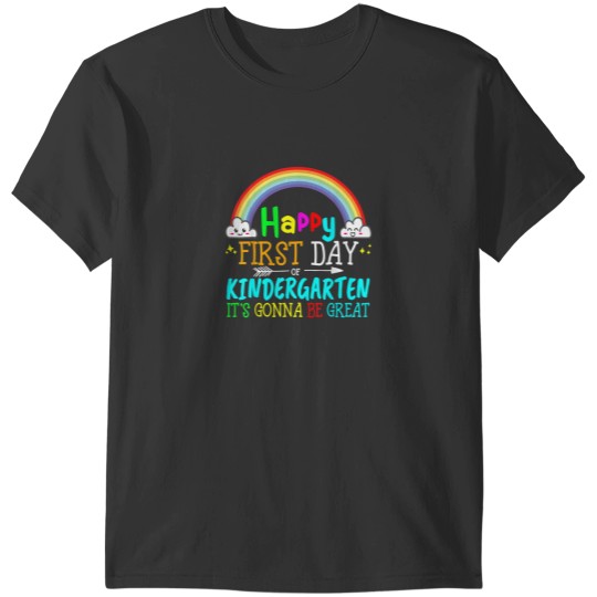 Discover Happy First Day Of Kindergarten Here I Come Back To School T-Shirts