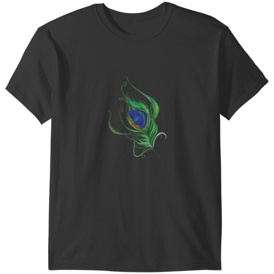 Discover Artistic Peacock Feather Lord Krishna T-Shirts