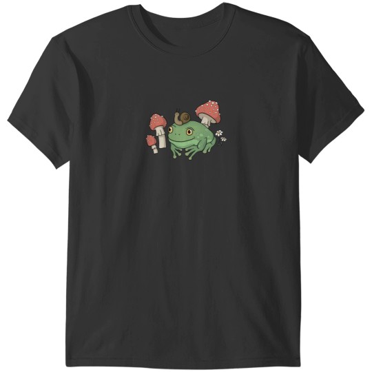 Discover sGrenouilles savecs schapeaus sdescargots sdanss slas sforets sdes schampignonsnbsps scrapauds sesthetiques sCottags T-Shirts