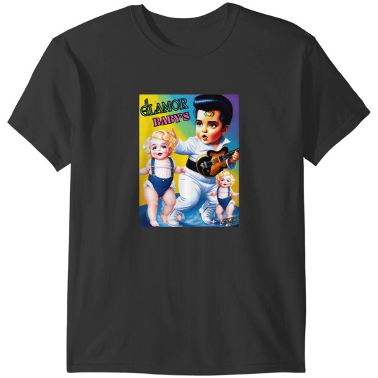 Discover Elvis  Marilyn’s Glamor Twins Rock the Dance Floor Sticker T-Shirts