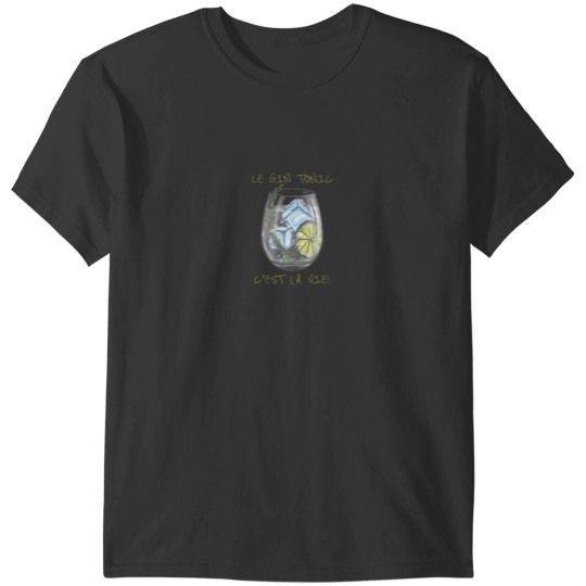 Discover Gin and tonic - Gengerelle Mask T-Shirts