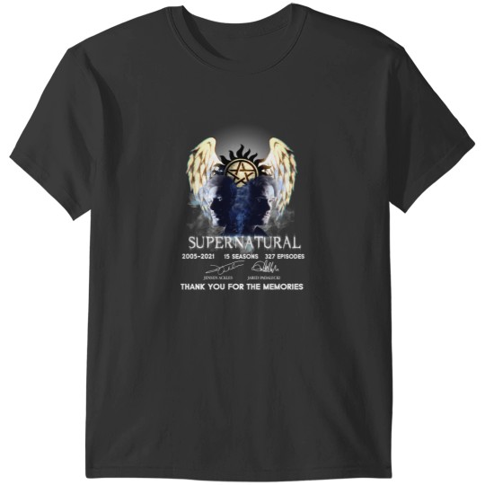 Discover Supernatural Signature Art Winchester T-Shirts