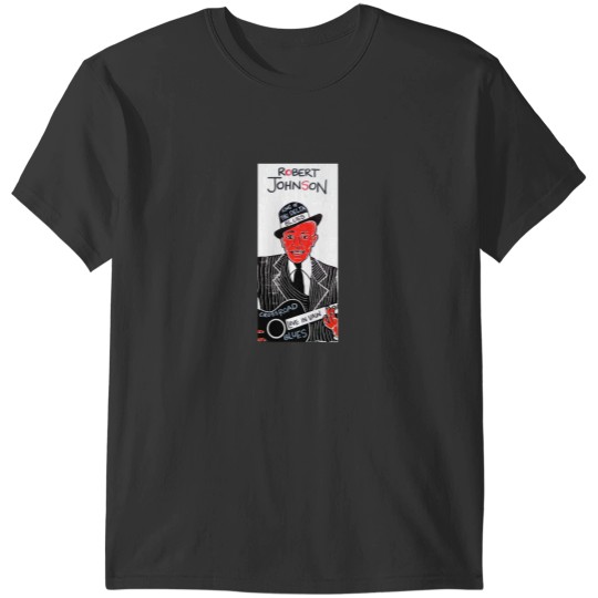Discover Robert Johnson Blues Folk Art T-Shirts