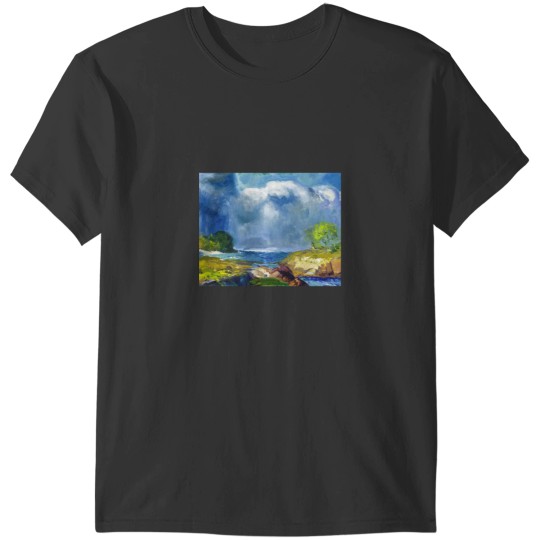 Discover 1916 The Coming Storm coastal NewEngland landscape painting by George Wesley Bellows Active T-Shirts