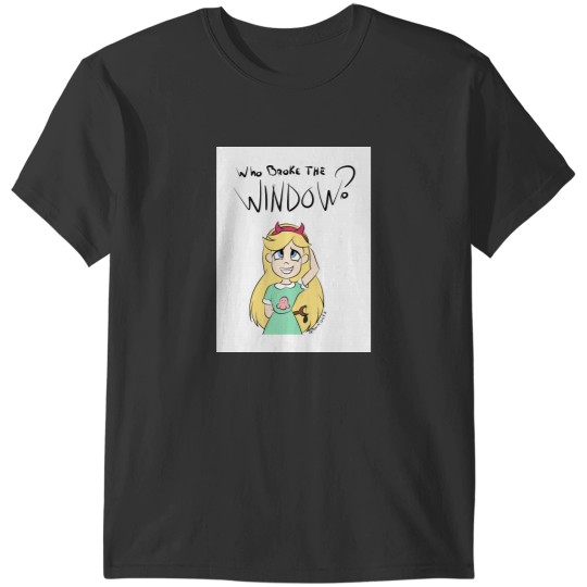 Discover Who broke the window - Star vs the forcesof evil T-Shirts