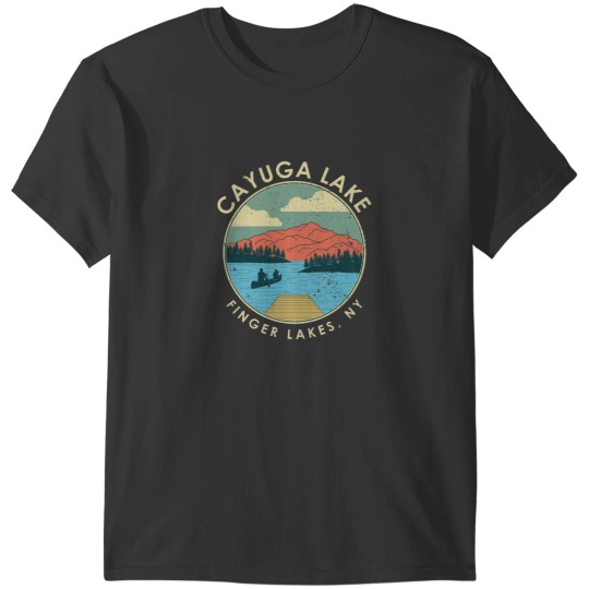 Discover Cayuga Lake Finger Lakes NY Newsss Yorksss graphic T-Shirts