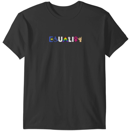 Discover Equality Human Rights Feminist LGBTQ Handicapped Pride Gift T-Shirts