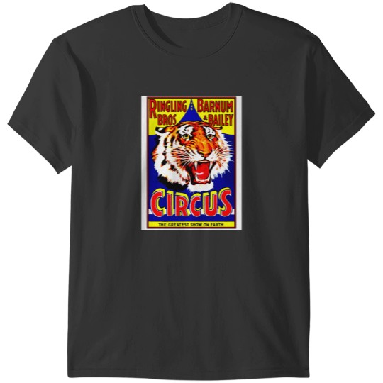 Discover RINGLING BROS. BARNUM and BAILEY   Circus Tiger Advertising Print T-Shirts