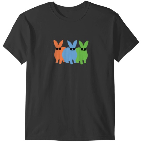 Discover easter bunny hip trio bunnies sunglasses easter sunday T-Shirts