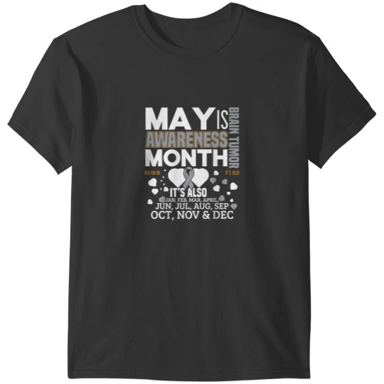 Discover Brain Tumor Awareness Tee Survivor Gift Men Women T-Shirts