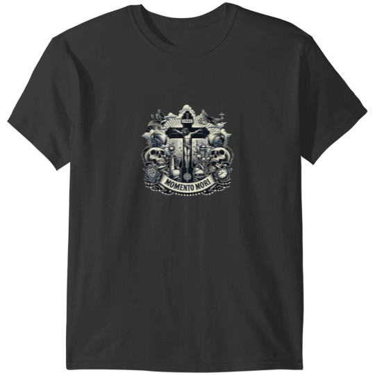 Discover Memento Mori Catholic Traditional Latin Mass Sku T-Shirts