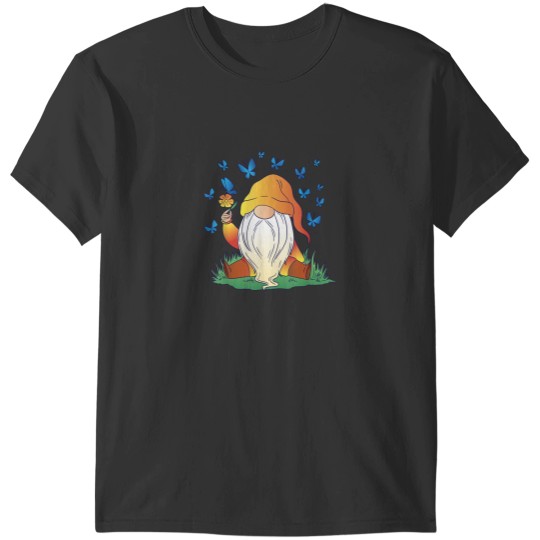 Discover Gnome And Butterflies 3850 T-Shirts