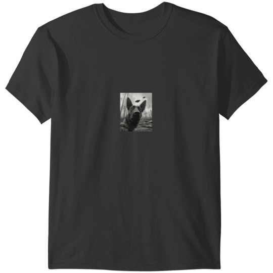 Discover Dog Mom Dad Funny Alien Selfie Malinois UFO 3813 T-Shirts