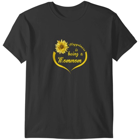Discover Mommom Gift Happiness Is Being A Mommom T-Shirts