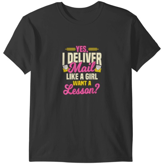 Discover Mail Lady Gift Funny Rural Carrier Postal Worker Post Office T-Shirts