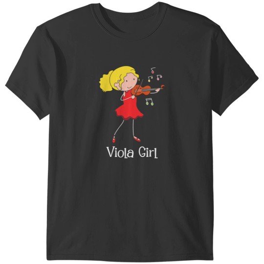 Discover Funny Violin Viola Girl Violist Symphony Band Jazz Music Lover T-Shirts