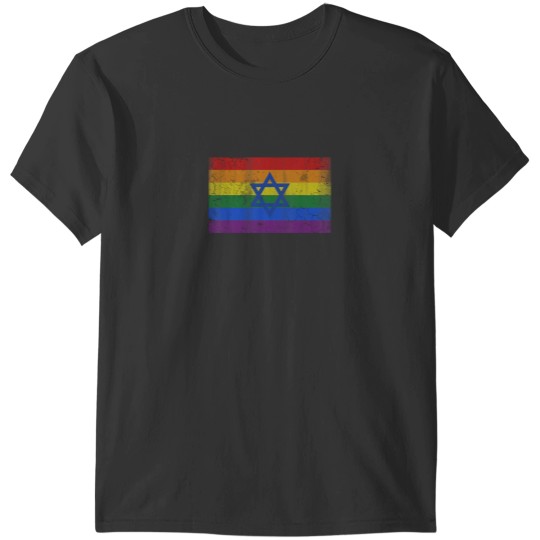 Discover Jewish Israel LGBT Gay Pride Flag Shirt T-Shirts