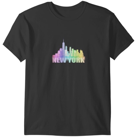 Discover NYC New York City Skyline Souvenir Freedom Tower T-Shirts