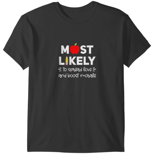 Discover Most Likely to Teacher Shirt Funny First Day of School Group T-Shirts