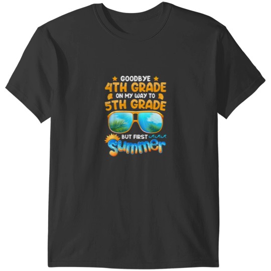 Discover Goodbye 4th Grade Graduation To 5th Grade Hello Summer T-Shirts
