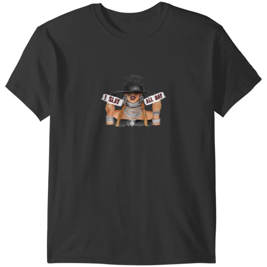 Discover I slay all day fashion t shirt T-Shirts