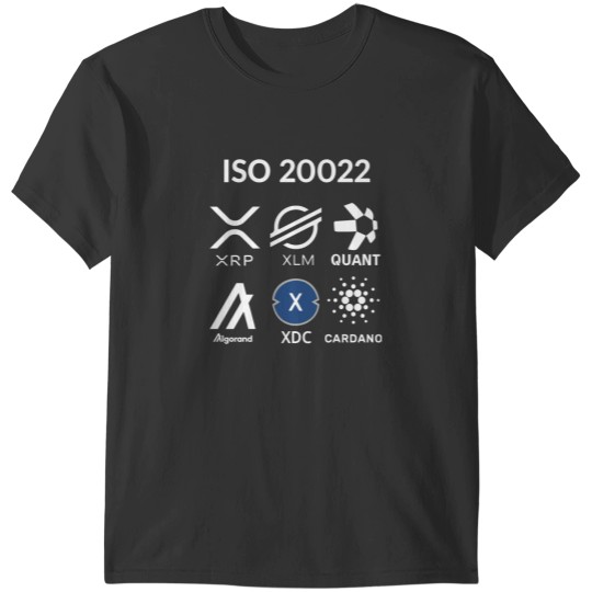 Discover ISO 20022 Quant XRP XLM XDC ADA ALGO T-Shirts