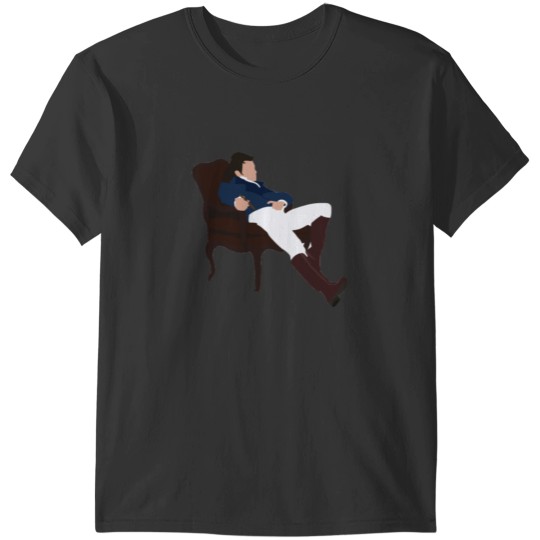Discover Anthoot In Chair Cigar with Duke of Hastings Sticker T-Shirts