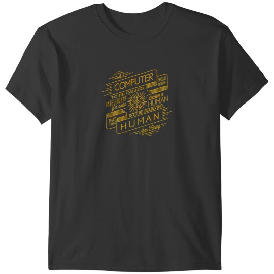 Discover Intelligent Machine by Alan Turing. T-Shirts