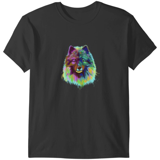 Discover Colourful Dog Keeshond T-Shirts