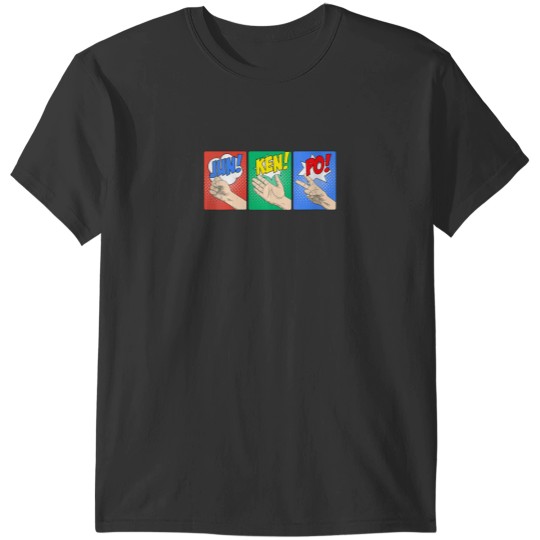 Discover Jan Ken Po Hawaiian Rock Paper Scissors T-Shirts