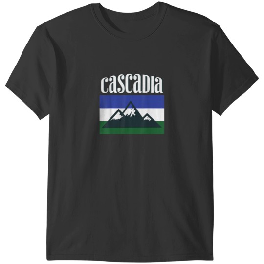Discover Cascadia Doug Flag Pacific Northwest Unique Gift T-Shirts