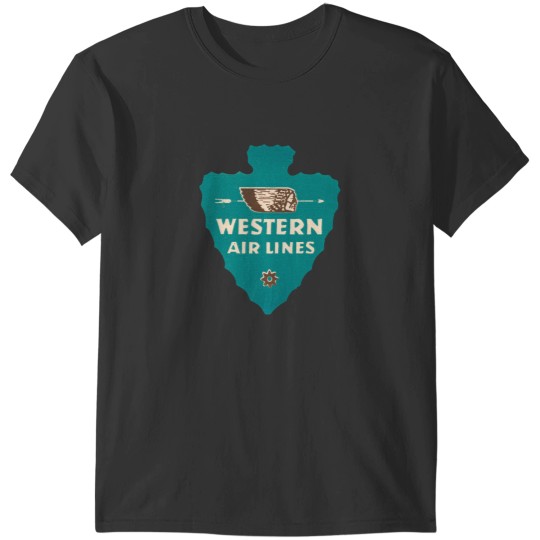 Discover 1955 Western Airlines T-Shirts