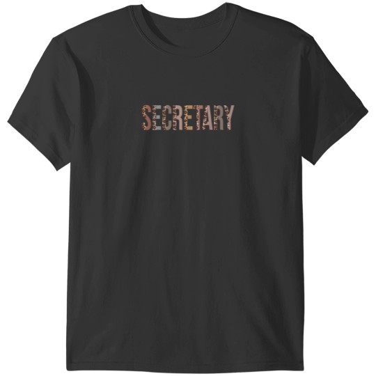 Discover Leopard Secretary Supplies Funny Back to School T-Shirts