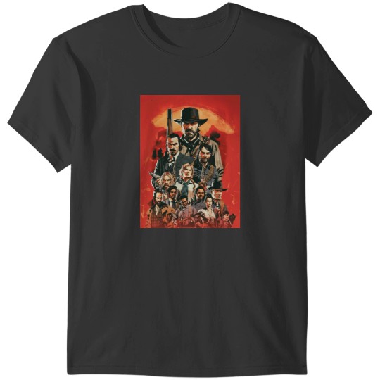 Discover amazing and cool art works of rdr 1 and 2 online game T-Shirts