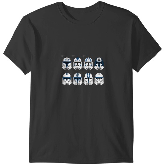 Discover 501st Clone Helmets T-Shirts
